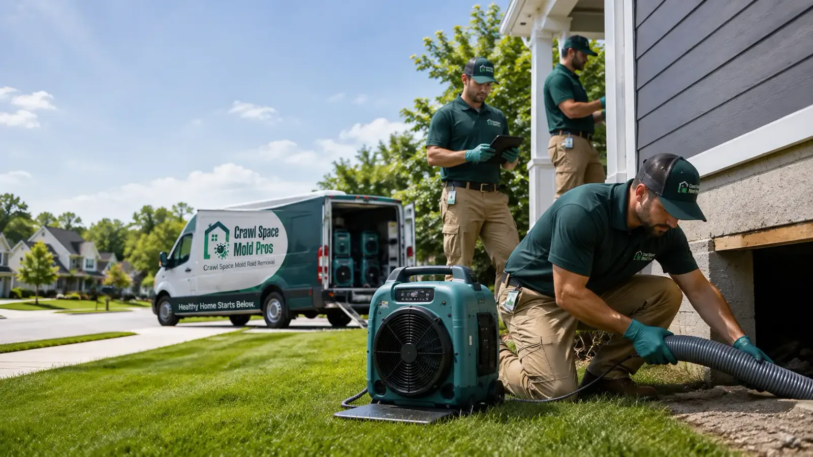 Crawl Space Mold Removal in Sturtevant, WI